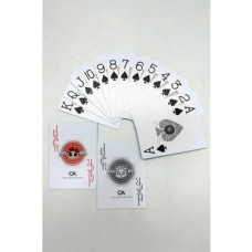 Plastik Su Geçirmez Blackjack Iskambil Oyun Kağıdı CIN885SLV