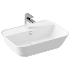 Prime Geo 7426B001-0001 Dikdörtgen Çanak Lavabo, 60 Cm, Mat Beyaz