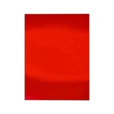 Prime Aynalı Metalik Fon Kartonu Kırmızı 50X70CM 10 Adet (Tek Renk) 1996382889531