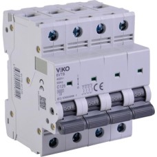 6VTB-4C125 Otomatik Sigorta 6ka C Tipi 4 Kutup 125A