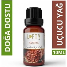 Lofty Sandal Ağacı Saf Uçucu Yağ (10ML) -%100 Doğal Esansiyel Yağ | Uyku, Rahatlama ve Aromaterapi Için Buhurdanlık ve Difüzör Yağı