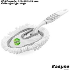 Prime Soft On Mikrofiber Toz Alıcı Pratik Ergonomik Yer Silme - Duvar Silici - Lavabo/klozet Temizleyici El Boy Çok Renkli Püsküllü Değiştirilebilir Kokulu Temizlik Bezi Mix EASYSO3460