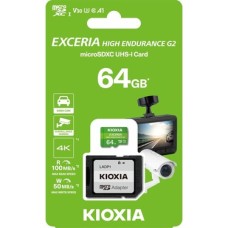 64GB  Endurance G2 Micro Sdxc V30 A1 4K 100MB/50MB/SN Hafıza Kartı - Sd Adaptörlü (LMHE2G064GG2)