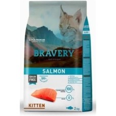 Prime Bravery Tahılsız Somonlu Yavru Kedi Maması 2 kg