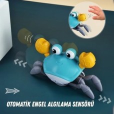 Prime Giffy/oyuncak Emeklemeye Yardımcı 3 Kademeli Hız Kapatıp Açılabilen Müzikli Sensörlü Dahili Şarjlı Yengeç Yatay Hareketli (Mavi) Prime Giffy/oyuncak Emeklemeye Yardımcı 3 Kademeli Hız Kapatıp Açılabilen Müzikli Sensörlü Dahili Şarjlı Yengeç Yatay Hareketli (Mavi)