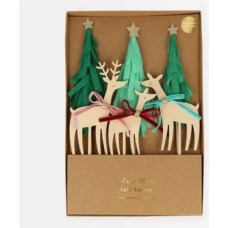 - Reindeer Cake Toppers - Ren Geyikleri Ailesi Pasta Süsü - Reindeer Cake Toppers - Ren Geyikleri Ailesi Pasta Süsü