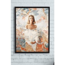 (PSTER11438) Kadın Sanatsal Çerçeveli Tablo (50X70CM)