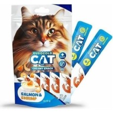 Prime Eurogold Cat Sıvı Kedi Ödülü Somon-Karides 5X15 gr Prime Eurogold Cat Sıvı Kedi Ödülü Somon-Karides 5X15 gr