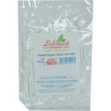 Plastik Cips Börek Tatlı Şeytan Çatalı Beyaz 100 Adet Paket
