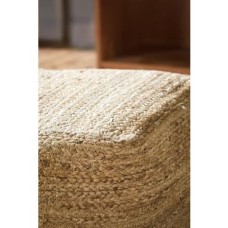 Prime Dekoratif Kare Naturel Hasır Jüt Puf 40X40-12080