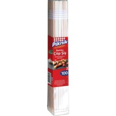Prime Piknik Ağaç Bambu Çöp Şiş 25 CM–100'LÜ 113-P Prime Piknik Ağaç Bambu Çöp Şiş 25 CM–100'LÜ 113-P