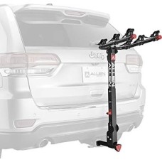 Allen Sports Deluxe+ Kilitleme Hızlı Çıkarma 3'lü Bisiklet Taşıyıcı, 1 1/4 Inç ve 2 Inç Bağlantı Için, Model 830QR