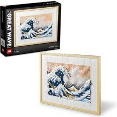 Art Hokusai – Büyük Dalga 31208 – Sanatsever Yetişkinler Için Yılbaşı Hediyesi Fikri, 6 Kanvas Zemin ve Hokusai'nin Imzasını Taşıyan Bir Içeren Yaratıcı Model Yapım Seti (1810 Parça)