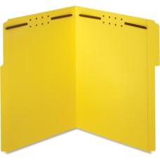 Prime Bağlantı Elemanı Klasörleri, 1/3 Kesim, Güçlendirilmiş Tab, 2 Bağlantı Elemanı, Mektup Boyutu, Sarı, Kutu Başına 50 Klasör (22940)