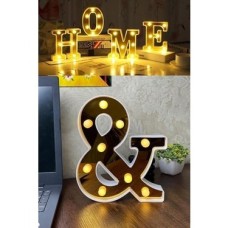 Dekoratif LED Işıklı 3D Büyük Boy Organizasyon Doğum Günü Kutlama (And)