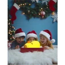 Prime Çocuk Bebek Odası Yatan Kapibara Gece Lambası LED Işıklı Sevimli Figürlü Dokunmatik Silikon Pet