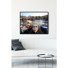 (PSTER13994) Yunan Adaları Manzara Çerçeveli Tablo (40X50CM)