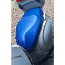 Prime (173) Mavi Vespa Piaggio Deri Sele Kılıfı Örtüsü Brandası- ile Uyumlu
