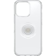 14 Pro Max Otter+Pop Kılıfı, Darbeye Dayanıklı, Düşmeye Dayanıklı, Popsockets Popgrip'li Koruyucu Kılıf, Askeri Standartlara Göre 3 Kez Test Edilmiştir, Şeffaf