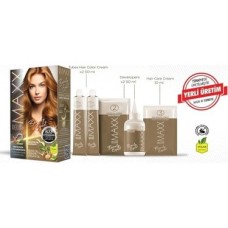 Prime Maxx Deluxe Beauty Expert Haır Color (Keratin)'li 1 Kutu (2 x 50 Ml) (Altın Karamel 8.73)