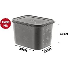 Prime No Frost Silikon Yumuşak Kapalı Saklama Kabı Dondurucu ve Buzluk Saklama Kabı 1400ML, Kapaklı No Frost Saklama Kabı 1400ML, Derin Dondurucu Saklama Kabı 1400ML