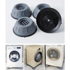 6 Adet Çamaşır Makinesi Için Titreşim Önleyici Engelleyici Stoper Takoz Gri (4 Lü Set*6)