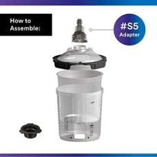3m Pps 2.0 Püskürtme Tabancası Adaptörü #s5, 26006, 12 mm Erkek, 1,5 mm Dişli, Çok Sayıda Boya Tabancası Markasını Pps 2.0 Boya Püskürtme Sistemine Bağlar, 1 Paket