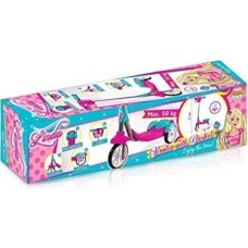 Prime Wheels Furkan Toys 3 Tekerlekli Çocuk Scooter Frenli Sepetli Kız Modeli Pembe