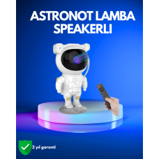 Ayarlanabilir Parlaklık ve Zamanlayıcı Modlu Astronot Lamba - Lisinya