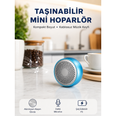 10W Güçlü Stereo Bluetooth Hoparlör – 360° Surround Ses Deneyimi Yeni Nesil - Lisinya