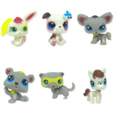Pet Star Little 6'lı Sevimli Hayvanlar Figür Seti - 4 (Lisinya)