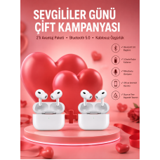 Sevgiliye Hediye Çift Kulaklığı Yeni Nesil Pro Kulaklık Sevgililer Gününe Özel Kampanya - Lisinya