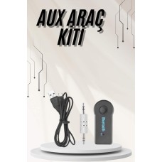 Yeni Nesil Bluetooth Aux Araç Kiti Siyah TV Tablet Telefon Araç Araba - Lisinya