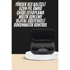 Kulak İçi Bluetooth Kulaklık Rgb Işıklı Çift Mikrofonlu iOS/Android Uyumlu BT 5.2 - Lisinya