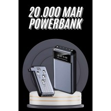 Hızlı Şarj Özellikli 20.000 Mah Dijital Göstergeli USB Girişli Android ve İOS Uyumlu Powerbank - Lisinya Hızlı Şarj Özellikli 20.000 Mah Dijital Göstergeli USB Girişli Android ve İOS Uyumlu Powerbank - Lisinya