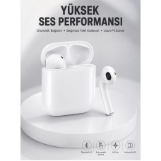 2. Nesil Bluetooth Android ve İOS Uyumlu Kablosuz Kulaklık Çağrı Cevaplama - Lisinya