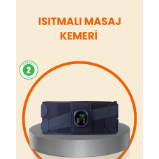 Isıtmalı Masaj Kemeri Dijital Ekranlı Bel Çevresi 100 cm Altı Uyumlu - Lisinya