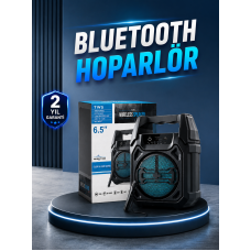 15W Güçlü Ses Çıkışlı Bluetooth Hoparlör FM Radyo ve Mikrofon Destekli - Lisinya