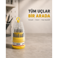 Çok Fonksiyonlu Tornavida Seti Telefon ve Bilgisayar Uyumlu - Lisinya