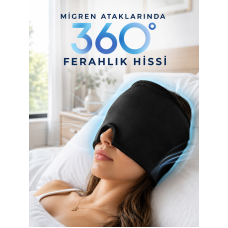 360° Jel Kompres Başlığı Soğuk ve Sıcak Kullanıma Uygun Rahatlatıcı Göz Maskesi - Lisinya