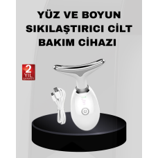 Kablosuz Şarjlı Yüz Sıkılaştırıcı Cihaz EMS Mikro Akım Anti-Aging Masaj Aleti - Lisinya