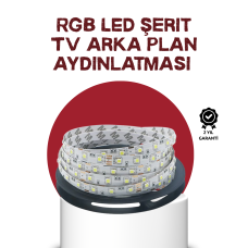 Kendinden Yapışkanlı LED Şerit Televizyon Aydınlatması 2mt - Lisinya
