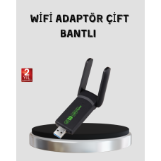 1200 Mbps Dual Band WiFi Adaptör – 5.8G & 2.4G Çift Antenli - Lisinya