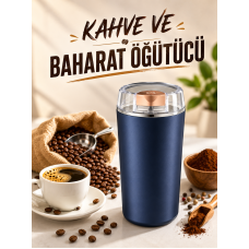 Otomatik Kahve ve Baharat Öğütücü Kolay Ve Taşınabilir Paslanmaz Çelik - Lisinya