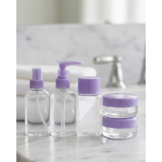 Seyahat İçin 5’li Şeffaf Kozmetik Şişe Seti 30 ml - Lisinya