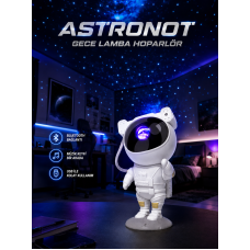 Projeksiyon Astronot Lamba Speaker Sevimli Astronot Bluetooth Hoparlör Yeni Nesil - Lisinya