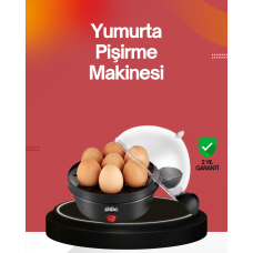 7 Yumurtalık Buharlı Yumurta Pişirme Cihazı Otomatik Kapanma Özellikli - Lisinya