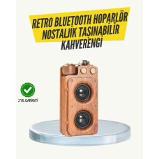 Klasik Görünümlü Bluetooth Hoparlör 360 Derece Stereo ve FM Radyo - Lisinya Klasik Görünümlü Bluetooth Hoparlör 360 Derece Stereo ve FM Radyo - Lisinya