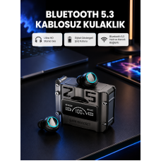 Kablosuz Bluetooth 5.3 Kulaklık – Aktif Gürültü Engelleme ve Gecikmesiz Oyun Modu - Lisinya