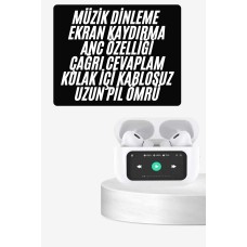 Dokunmatik Ekranlı ANC/ENC Yeni Nesil Pro Bluetooth Kulaklık Dokunmatik Ekran - Lisinya